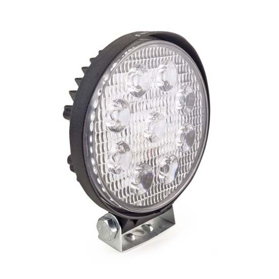 ΠΡΟΒΟΛΕΑΣ ΕΡΓΑΣΙΑΣ WORKING LAMP FLOOD 9LED 3030 9-36V 2160lm 6000K Φ 110mm AWL06 AMIO – 1 ΤΕΜ. Φώτα Εργασίας LED