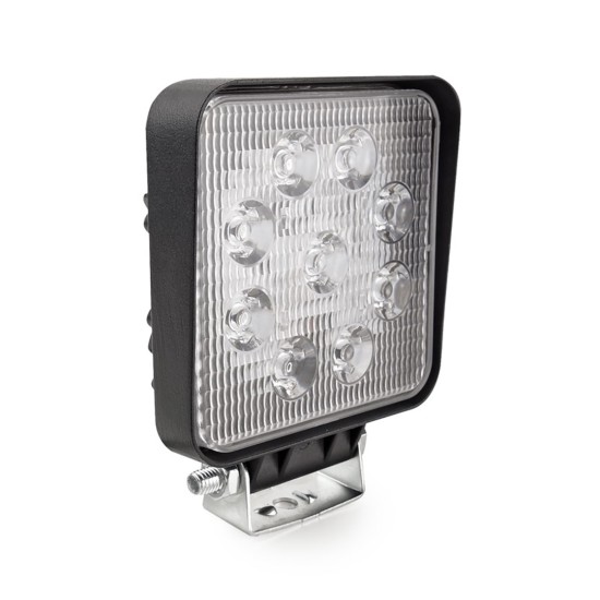 ΠΡΟΒΟΛΕΑΣ ΕΡΓΑΣΙΑΣ WORKING LAMP FLOOD 9LED 3030 9-36V 2160lm 6000K 110x110mm AWL07 AMIO – 1 ΤΕΜ. Φώτα Εργασίας LED