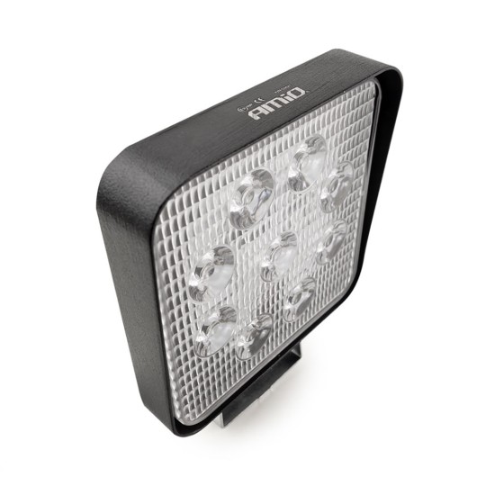 ΠΡΟΒΟΛΕΑΣ ΕΡΓΑΣΙΑΣ WORKING LAMP FLOOD 9LED 3030 9-36V 2160lm 6000K 110x110mm AWL07 AMIO – 1 ΤΕΜ. Φώτα Εργασίας LED