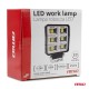 ΠΡΟΒΟΛΕΑΣ ΕΡΓΑΣΙΑΣ ΤΕΤΡΑΓΩΝΟΣ LED 69W 9-36V 7.200lm 6.500K AWL60 AMIO - 1 ΤΕΜ. Φώτα Εργασίας LED