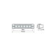 ΦΩΣ ΟΓΚΟΥ 9>32V 6 LED ΠΡΑΣΙΝΟ ΧΡΩΜΑ 95,6x19,8mm ΜΕ ΕΓΚΡΙΣΗ ΤΥΠΟΥ E148 LAMPA -  1 Τεμ. Φώτα Ογκου