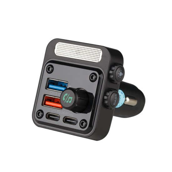 FM TRANSMITTER ΑΝΑΠΤΗΡΑ 12V ΜΕ BLUETOOTH OFT-4260BT ΦΟΡΤΙΣΤΗ USB TYPE-A + USB TYPE-C OSIO 