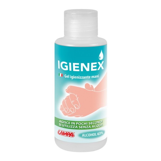 ΑΝΤΙΣΗΠΤΙΚΟ ΤΖΕΛ ΧΕΡΙΩΝ IGIENEX (63% ΑΛΚΟΟΛΗ) 150ml 