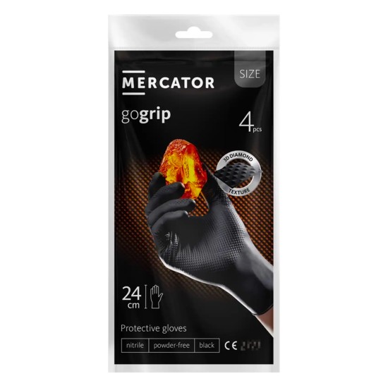 ΓΑΝΤΙΑ ΝΙΤΡΙΛΙΟΥ MERCATOR GOGRIP ΣΕ ΜΑΥΡΟ ΧΡΩΜΑ XX-LARGE (XXL) 4ΤΕΜ. 