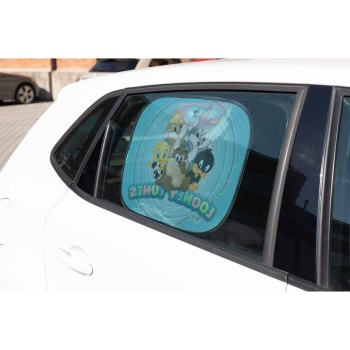 ΗΛΙΟΠΡΟΣΤΑΣΙΑ ΑΥΤΟΚΙΝΗΤΟΥ ΜΕ ΒΕΝΤΟΥΖΑ 44X35CM LOONEY TUNES COLZANI - 2 ΤΕΜ.