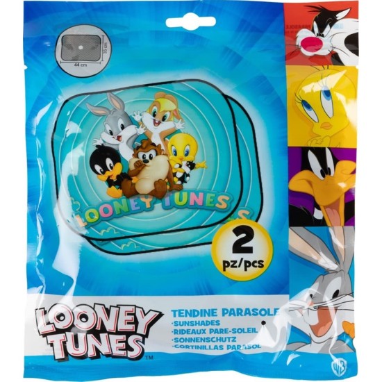 ΗΛΙΟΠΡΟΣΤΑΣΙΑ ΑΥΤΟΚΙΝΗΤΟΥ ΜΕ ΒΕΝΤΟΥΖΑ 44X35CM LOONEY TUNES COLZANI - 2 ΤΕΜ. Ηλιοπροστασίες Πλαϊνές