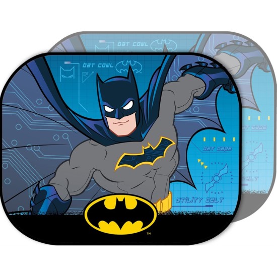 ΗΛΙΟΠΡΟΣΤΑΣΙΑ ΑΥΤΟΚΙΝΗΤΟΥ ΜΕ ΒΕΝΤΟΥΖΑ 44X35CM BATMAN COLZANI - 2 ΤΕΜ. Ηλιοπροστασίες Πλαϊνές