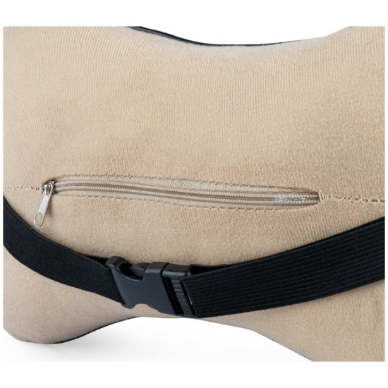 ΜΑΞΙΛΑΡΙ ΜΕΣΗΣ ΚΑΘΙΣΜΑΤΟΣ CSH-07 ΔΕΡΜΑΤΙΝΗ ΜΑΥΡΟ 17x24cm  ΑMiO - 1 TEM. Μαξιλαράκια Μέσης