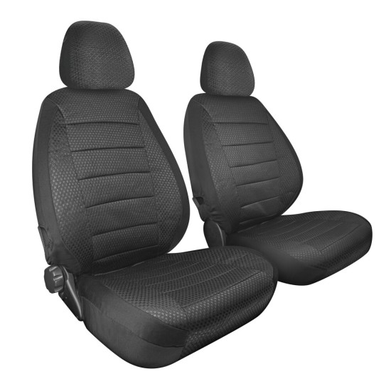 ΚΑΛΥΜΜΑΤΑ ΚΑΘΙΣΜΑΤΩΝ TRAVEL EASY FIT ΓΙΑ ΤΡΟΧΟΣΠΙΤΟ ΣΕ ΜΑΥΡΟ ΧΡΩΜΑ ΜΕ ΠΛΕΞΗ ΖΑΚΑΡ 2ΤΕΜ. Καλύμματα Καθισμάτων