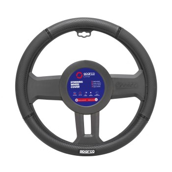 ΚΑΛΥΜΜΑ ΤΙΜΟΝΙΟΥ ΣΥΝΘΕΤΙΚΟ ΜΑΥΡΟ SPARCO - 1 ΤΕΜ.