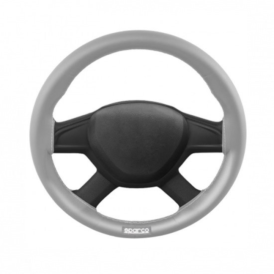 ΚΑΛΥΜΜΑ ΤΙΜΟΝΙΟΥ ΡΑΦΤΟ ΓΚΡΙ SPARCO - 1 ΤΕΜ. Καλύμματα Τιμονιού