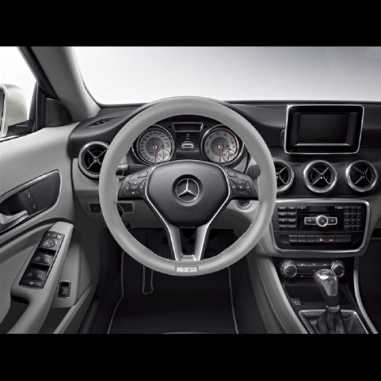 ΚΑΛΥΜΜΑ ΤΙΜΟΝΙΟΥ ΡΑΦΤΟ ΓΚΡΙ SPARCO - 1 ΤΕΜ. Καλύμματα Τιμονιού