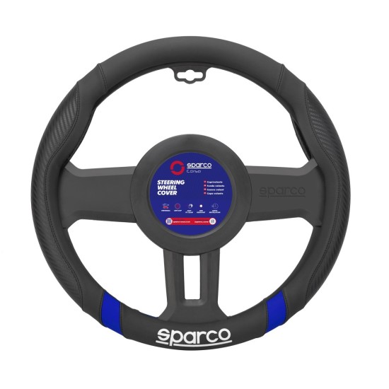 ΚΑΛΥΜΜΑ ΤΙΜΟΝΙΟΥ ΣΥΝΘΕΤΙΚΟ ΜΠΛΕ SPARCO - 1 ΤΕΜ. Καλύμματα Τιμονιού