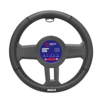 ΚΑΛΥΜΜΑ ΤΙΜΟΝΙΟΥ ΣΥΝΘΕΤΙΚΟ ΜΑΥΡΟ SPARCO - 1 ΤΕΜ.