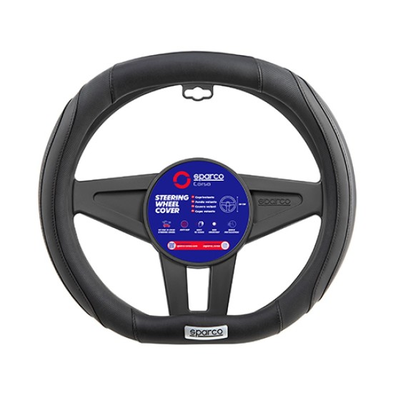 ΚΑΛΥΜΜΑ ΤΙΜΟΝΙΟΥ ΜΑΥΡΟ SMALL D35CM 1ΤΜΧ SPARCO ΚΑΛΥΜΜΑ ΤΙΜΟΝΙΟΥ ΜΑΥΡΟ SMALL D35CM 1ΤΜΧ SPARCO
