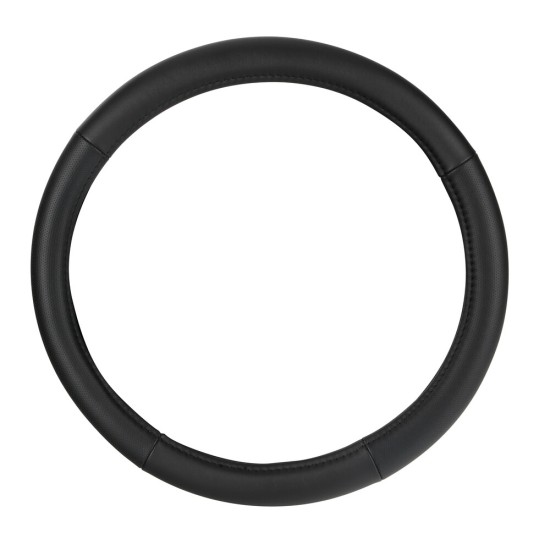 ΚΑΛΥΜΜΑ ΤΙΜΟΝΙΟΥ 30-34CM ΔΕΡΜΑ SKEENTEX ΜΑΥΡΟ CLASSIC PREMIUM GRAN PREE LAMPA - 1 ΤΕΜ. Καλύμματα Τιμονιού