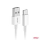 ΚΑΛΩΔΙΑ ΦΟΡΤΙΣΗΣ ΚΑΙ ΜΕΤΑΦΟΡΑΣ ΔΕΔΟΜΕΝΩΝ USB ΣΕ USB-C 200cm 2A ΛΕΥΚΟ ΑΜΙΟ - 1 ΤΕΜ. ΚΑΛΩΔΙΑ ΦΟΡΤΙΣΗΣ ΚΑΙ ΜΕΤΑΦΟΡΑΣ ΔΕΔΟΜΕΝΩΝ USB ΣΕ USB-C 200cm 2A ΛΕΥΚΟ ΑΜΙΟ - 1 ΤΕΜ.