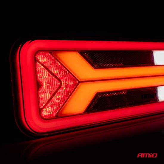 ΦΑΝΑΡΙ ΤΡΕΙΛΕΡ / ΦΟΡΤΗΓΟΥ ΠΙΣΩ 10-30V DYNAMIC LED 5 ΧΡΗΣΕΩΝ ΑΡΙΣΤΕΡΟ 305x140x35 mm RCL-09-L ΑΜΙΟ - 1 ΤΕΜ. Καλωδίωση Τρέιλερ