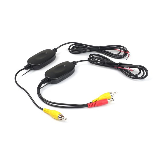 ΚΑΛΩΔΙΟ ΣΥΝΔΕΣΗΣ RCA ΜΕ ΠΟΜΠΟ & ΔΕΚΤΗ 12V 2.4Ghz (ΓΙΑ ΑΣΥΡΜΑΤΗ ΣΥΝΔΕΣΗ ΚΑΜΕΡΑΣ & ΟΘΟΝΗΣ) 