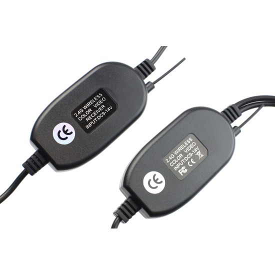 ΚΑΛΩΔΙΟ ΣΥΝΔΕΣΗΣ RCA ΜΕ ΠΟΜΠΟ & ΔΕΚΤΗ 12V 2.4Ghz (ΓΙΑ ΑΣΥΡΜΑΤΗ ΣΥΝΔΕΣΗ ΚΑΜΕΡΑΣ & ΟΘΟΝΗΣ) 