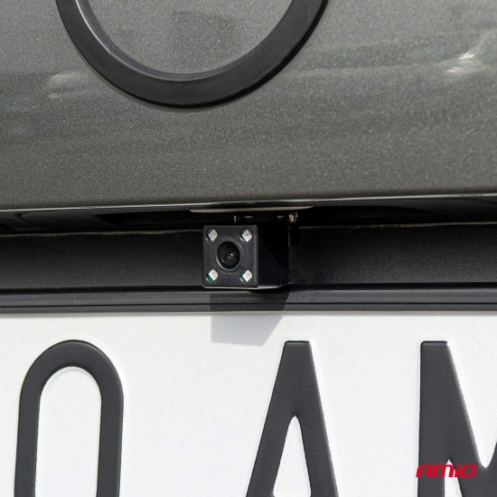 ΚΑΜΕΡΑ ΟΠΙΣΘΟΠΟΡΕΙΑΣ 12V LED ME NYΧΤΕΡΙΝΗ ΛΗΨΗ ΚΑΙ ΤΕΤΡΑΓΩΝΗ ΡΥΘΜΙΣΗ ΚΛΙΣΗΣ HD-315 IR ΑMiO - 1 TEM. 