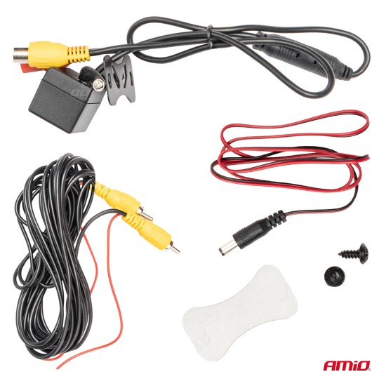 ΚΑΜΕΡΑ ΟΠΙΣΘΟΠΟΡΕΙΑΣ 12V LED ME NYΧΤΕΡΙΝΗ ΛΗΨΗ ΚΑΙ ΤΕΤΡΑΓΩΝΗ ΡΥΘΜΙΣΗ ΚΛΙΣΗΣ HD-315 IR ΑMiO - 1 TEM. 