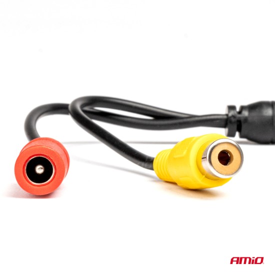 ΚΑΜΕΡΑ ΟΠΙΣΘΟΠΟΡΕΙΑΣ 12V LED ME NYΧΤΕΡΙΝΗ ΛΗΨΗ ΚΑΙ ΤΕΤΡΑΓΩΝΗ ΡΥΘΜΙΣΗ ΚΛΙΣΗΣ HD-315 IR ΑMiO - 1 TEM. 