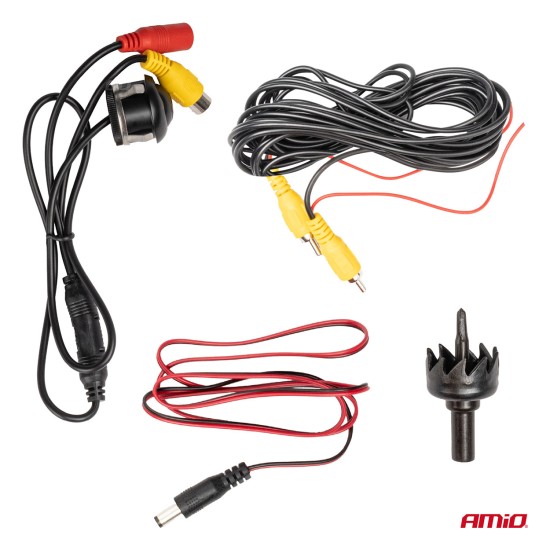 ΚΑΜΕΡΑ ΟΠΙΣΘΟΠΟΡΕΙΑΣ 12V 720pHD ΜΕ ΡΥΘΜΙΣΗ ΚΛΙΣΗΣ ΣΤΡΟΓΓΥΛΗ  HD-340 ΑMiO - 1 TEM. 