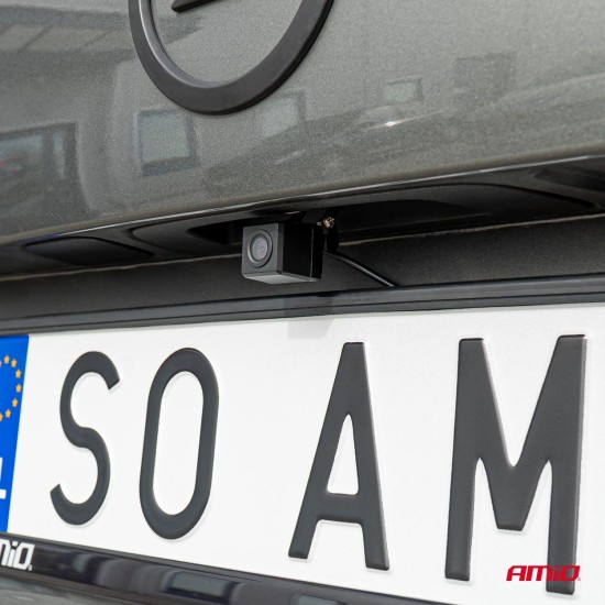 ΚΑΜΕΡΑ ΟΠΙΣΘΟΠΟΡΕΙΑΣ 12V 720pHD ΜΕ ΡΥΘΜΙΣΗ ΚΛΙΣΗΣ ΤΕΤΡΑΓΩΝ  HD-340 ΑMiO - 1 TEM. 