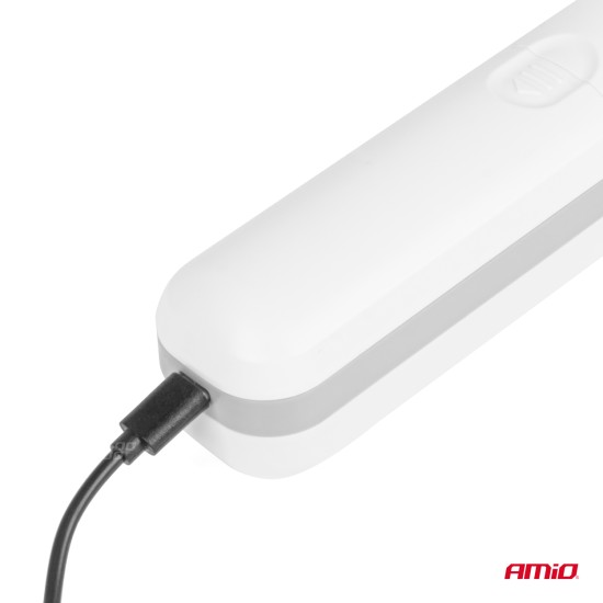 ΕΠΑΝΑΦΟΡΤΙΖΟΜΕΝΗ ΤΡΟΜΠΑ/ΚΟΜΠΡΕΣΕΡ ΑΕΡΑ 7,4V 10bar/150psi 40W ΦΟΡΤΙΣΗ ΜΕ USB ΚΑΙ ΨΗΦΙΑΚΗ ΕΝΔΕΙΞΗ AMIO - 1 Τεμ. Εργαλεία Αλλαγής-Επισκευής Τροχών και Κομπρεσέρ Αέρα