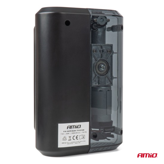 ΚΟΜΠΡΕΣΕΡ ΑΕΡΑ ΕΠΑΝΑΦΟΡΤΙΖΟΜΕΝΟ 12V & USB-C 10BAR 150PSI 20L/MIN 40W AMIO 1ΤΕΜ. 