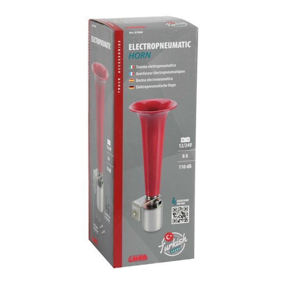 ΚΟΡΝΑ ΗΛΕΚΤΡΟΠΝΕΥΜΑΤΙΚΗ ΜΟΝΗ 12>36V 110db ΚΟΡΝΑ ΗΛΕΚΤΡΟΠΝΕΥΜΑΤΙΚΗ ΜΟΝΗ 12>36V 110db