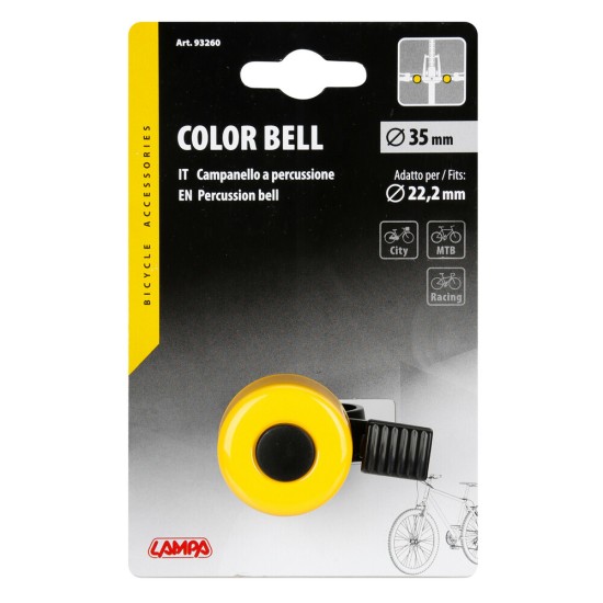 ΚΟΥΔΟΥΝΙ ΠΟΔΗΛΑΤΟΥ COLOR BELL 35mm UNIVERSAL (ΔΙΑΦΟΡΑ ΧΡΩΜΑΤΑ) 1ΤΕΜ. Κουδούνια