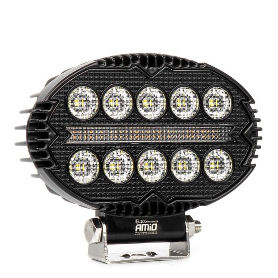 Amio - Προβολέας Εργασίας LED AWL77 45W 3000lm 6500K με Λευκό + Κίτρινο φώς προειδοποίησης  9/36V - 1 τεμ. (04421/AM)