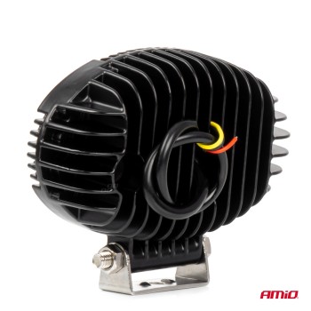 Amio - Προβολέας Εργασίας LED AWL78 SPOT 45W 2400lm 6500K με Λευκό + Κίτρινο φώς προειδοποίησης  9/36V - 1 τεμ. (04422/AM)
