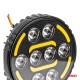 Amio - Προβολέας Εργασίας LED AWL80 SPOT 48W 2400lm με Λευκό + Κίτρινο φώς προειδοποίησης  9/36V - 1 τεμ. (04424/AM)