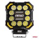 Amio - Προβολέας Εργασίας LED AWL81 SPOT 48W 3000lm 6500K με Κίτρινο φώς προειδοποίησης & φωτιζόμενο Logo - 1 τεμ. (04425/AM)
