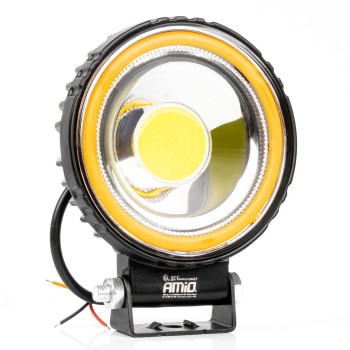 Amio - Προβολέας Εργασίας LED AWL83 FLOOD 48W 3600lm 6500K με σταθερή Κίτρινη LED μπάρα - 1 τεμ. (04427/AM)