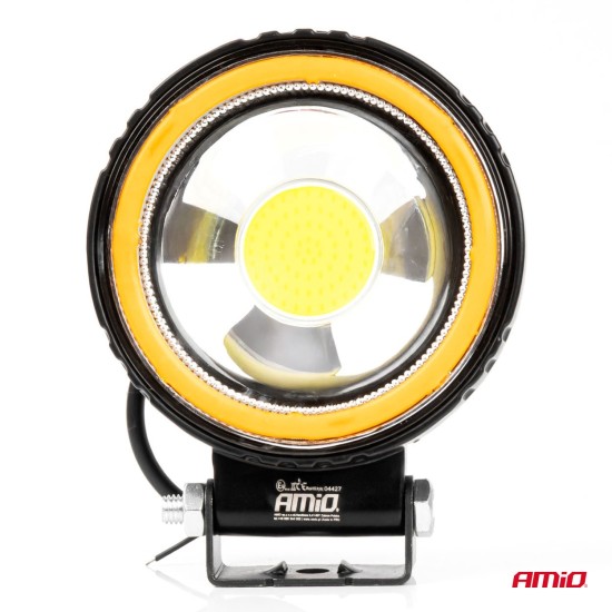 Amio - Προβολέας Εργασίας LED AWL83 FLOOD 48W 3600lm 6500K με σταθερή Κίτρινη LED μπάρα - 1 τεμ. (04427/AM)