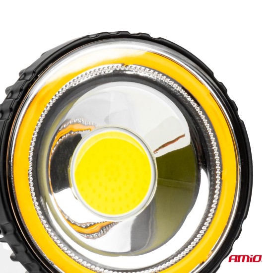 Amio - Προβολέας Εργασίας LED AWL83 FLOOD 48W 3600lm 6500K με σταθερή Κίτρινη LED μπάρα - 1 τεμ. (04427/AM)