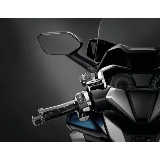 Βιδωτή Βάση Στήριξης Κινητού Brake της σειράς Titan Optiline για το Δοχείο Υγρών Φρένου στο Τιμόνι Μηχανής με απόσταση από κέντρο βίδας σε κέντρο βίδας από 12,5 mm έως 75 mm και σύστημα Duolock, συμβατή με Θήκες ή Αντάπτορες Κινητού Optiline 