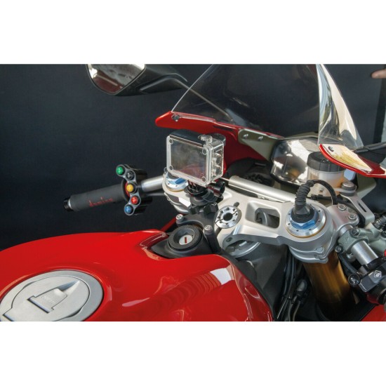Βάση Στήριξης Κινητού Panigale της σειράς Titan Optiline για τις Βίδες στην Μίζα στο Τιμόνι Μηχανής Panigale 899, 959, V2, 1199, 1299, V4 με σύστημα Duolock, συμβατή με Θήκες ή Αντάπτορες Κινητού Optiline Βάση Στήριξης Κινητού Panigale της σειράς Titan Optiline για τις Βίδες στην Μίζα στο Τιμόνι Μηχανής Panigale 899, 959, V2, 1199, 1299, V4 με σύστημα Duolock, συμβατή με Θήκες ή Αντάπτορες Κινητού Optiline