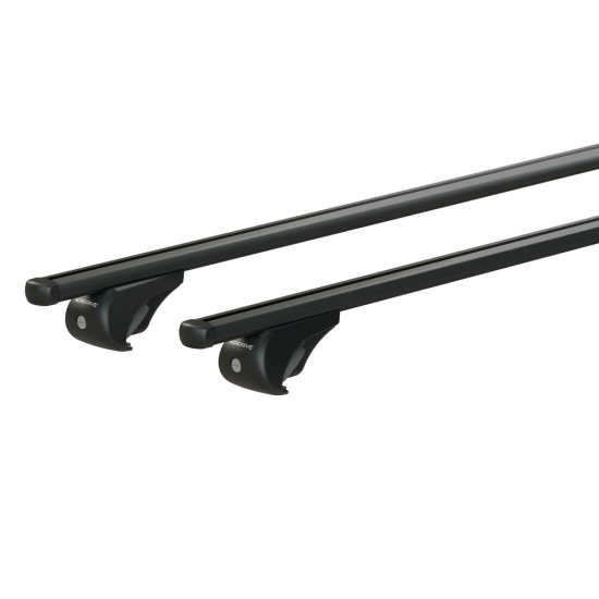 ΜΠΑΡΕΣ ΟΡΟΦΗΣ HELIO BLACK (L) 127 cm ΑΛΟΥΜΙΝΙΟΥ ΜΑΥΡΗ ΜΕ ΚΛΕΙΔΑΡΙΕΣ (STANDARD RAILING) NORDRIVE - 2 TEM. Μπάρες Αλουμινίου
