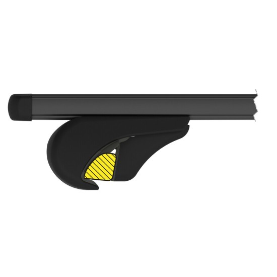 ΜΠΑΡΕΣ ΟΡΟΦΗΣ HELIO BLACK (L) 127 cm ΑΛΟΥΜΙΝΙΟΥ ΜΑΥΡΗ ΜΕ ΚΛΕΙΔΑΡΙΕΣ (STANDARD RAILING) NORDRIVE - 2 TEM. Μπάρες Αλουμινίου