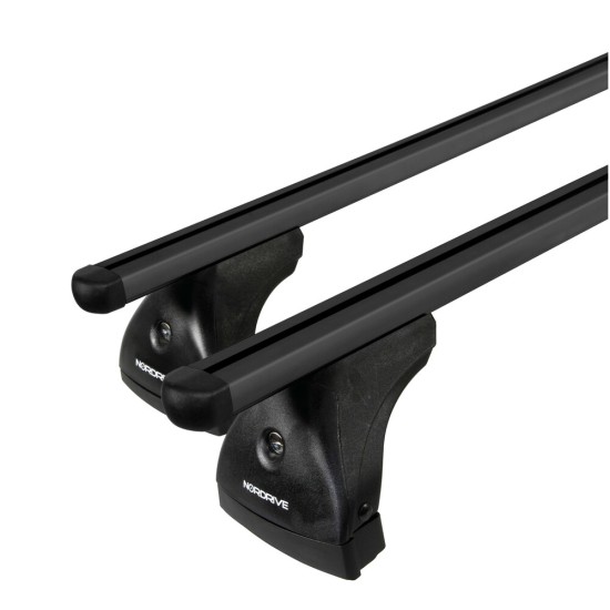 ΜΠΑΡΕΣ ΟΡΟΦΗΣ ΑΛΟΥΜΙΝΙΟΥ ΜΑΥΡΗ (L) 127 cm HELIO BLACK max90kg​ NORDRIVE - 2 TEM. Μπάρες Αλουμινίου