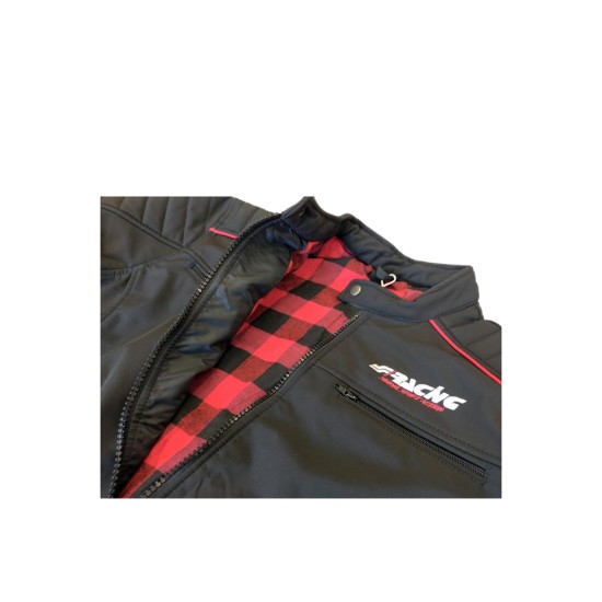 ΜΠΟΥΦΑΝ/ΤΖΑΚΕΤ ΑΔΙΑΒΡΟΧΟ SIMONI RACING ΜΑΥΡΟ/ΚΟΚΚΙΝΟ XL SIMONI RACING - 1 TEM. Μπουφάν