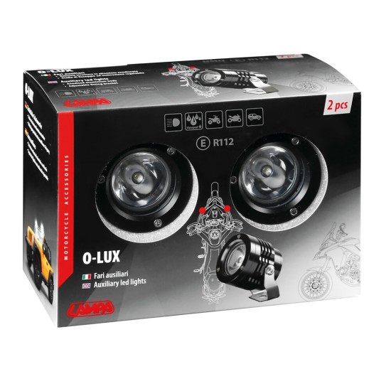 ΠΡΟΒΟΛΕΙΣ ΣΤΡΟΓΓΥΛΟΙ  ΜΕ ΒΑΣΗ O-LUX 1LED SMD 6000K 1800LM 12V 18W  ΚΑΡΦΙ 36Δχ68Υχ55Β mm  ΜΑΥΡΑ 2 ΤΕΜ Μπροστινά Φώτα