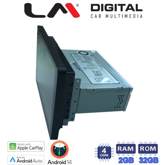 LM Digital - LM N4909Q GPS Οθόνη universal tablet style Multimedia Αυτοκινήτου 9inch (CarPlay/AndroidAuto/BT/GPS/WIFI)