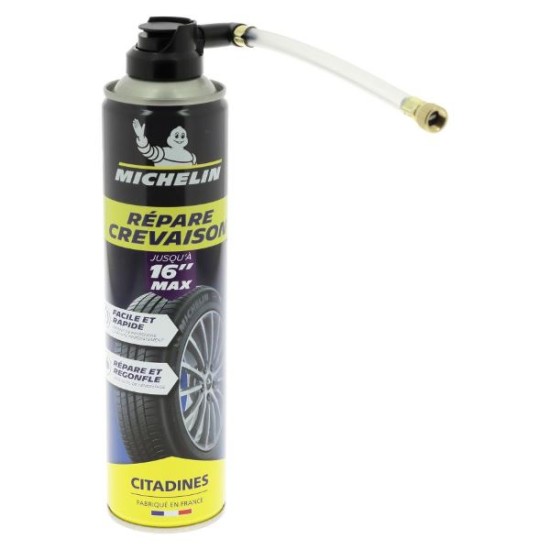 MICHELIN ΣΠΡΕΙ ΕΠΙΣΚΕΥΗΣ ΕΛΑΣΤΙΚΩΝ 400 ML, ΕΙΔΙΚΑ ΣΧΕΔΙΑΣΜΕΝΟ ΓΙΑ ΜΙΚΡΑ ΑΥΤΟΚΙΝΗΤΑ ΠΟΛΗΣ (ΕΩΣ 16’’)(009331) Εργαλεία Αλλαγής-Επισκευής Τροχών και Κομπρεσέρ Αέρα