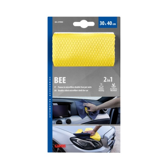 ΠΑΝΑΚΙ ΚΑΘΑΡΙΣΜΟΥ/ΣΤΕΓΝΩΜΑΤΟΣ BEE ΔΙΠΛΗΣ ΟΨΕΩΣ ΑΠΟ ΜΙΚΡΟΙΝΕΣ (MICROFIBRE) 30x40cm LAMPA - 1 ΤΕΜ. Πανιά ΠΑΝΑΚΙ ΚΑΘΑΡΙΣΜΟΥ/ΣΤΕΓΝΩΜΑΤΟΣ BEE ΔΙΠΛΗΣ ΟΨΕΩΣ ΑΠΟ ΜΙΚΡΟΙΝΕΣ (MICROFIBRE) 30x40cm LAMPA - 1 ΤΕΜ. Πανιά